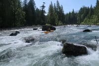 Canoe on the Middle Fork