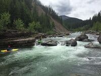 The last rapid in the Three Forks series.