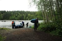 Take-out on Scanwea Reservoir