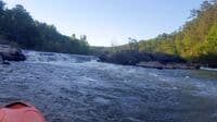 Largest Drop on Section 2, Glover River (@4.6ft)