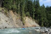 Emerging from the Nooksack Canyon