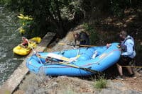 Lowering Boats at Copco 2 Dam