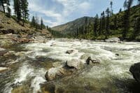 Elk Creek, final drop