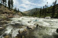 Elk Creek, final drop