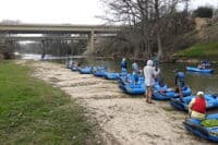 Just Upstream of Highway 46 Bridge