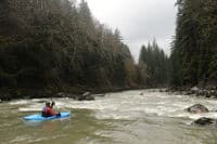 Bob Entering a Rapid on the Stillaguamish