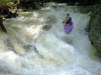 Martin doing the rock slide