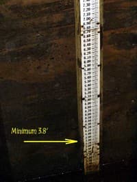 Onsite gauge for Rockaway CR.