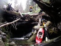 Log Jam on North Fork