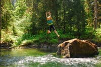 Rylie on the Rope Swing