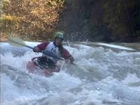 Sliding into the top seam at El Horrendo
