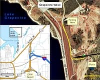 aerial photo and map