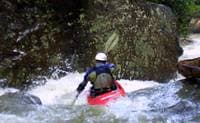 S-Turn Rapid - entrance boof from upstream