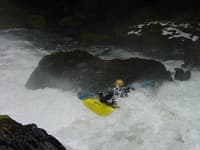 Adam Running Boulder Sluice
