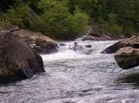 Gordon Byrd at Boof Rock Rapid