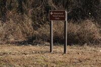 Signs at Chilton Creek Access