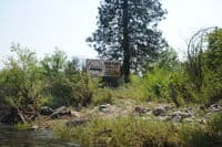 Dryden Dam Portage Sign