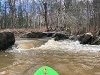 Ledge Hole at the first busted dam.