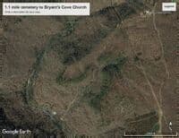 1.1 mile 4x4 road hike in from cemetery to Bryant's Cove Church