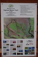 Tapteal Water Trail Sign