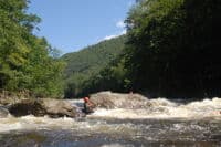 River Right Chute at Straight Shot