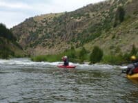 Chris Entering a Wave Train