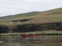 Canoe on the Yakima River