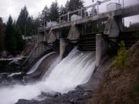 North Fork Diversion Dam on the Prospect 1,2,4 Hydroelectric Project