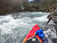 View from river left eddy of Tripp Point Wave