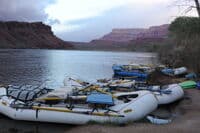 Boats at River Runners Camp