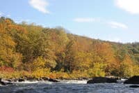 Looking Upstream at Dimple