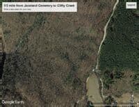 .3 mile hike in from Jaceland Cemetery to Clifty Creek 