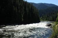 Rapid immediately below Whitefish