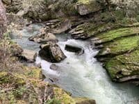 Calapooya gorge entrance rapid