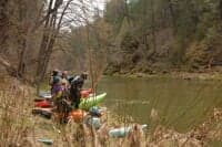 Shoreline at the USGS Gage Station