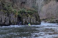 Fun drop above gorge