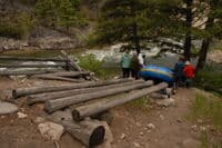 Yankee Fork River Access Raft Slide