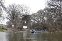 Approaching Highway 46 Bridge