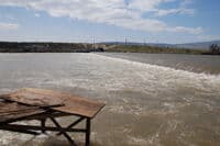 Horn Rapids Dam Fishing Platform