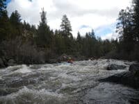 Fun Whitewater Below Flume of Doom