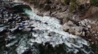 Aerial view of Achilles at 1500 cfs