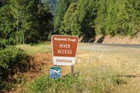 Ullathorne River Access Sign
