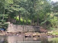 End of flatwater and before the mill (coming from pond)