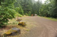Paring at Gravel Bin Access