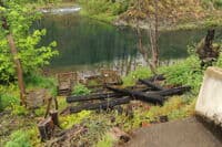 Fire-Damaged Fish Creek Raft Slide