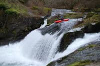 Jennie at Horseshoe Falls