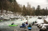 Looking Upstream Towards the Bottom of Boulder Drop