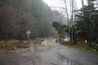 Road Damage at 499 Bridge