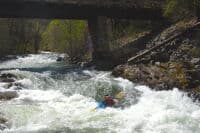 Crashing the Hole at the Bridge