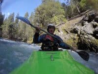 On the river just below our put-in